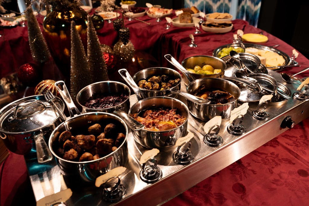 Julbord på slottet